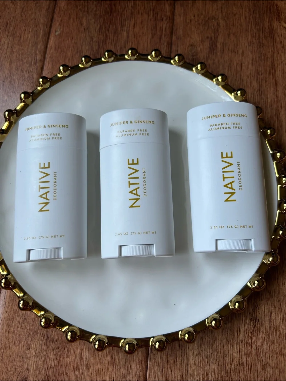 Native Deodorant in Juniper & Ginseng.